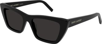 Saint Laurent SL 276 Mica - unisex - Accessoires - Zwart - Maat: 55 MM