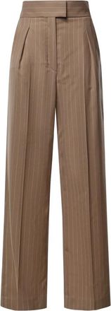 Valentino Garavani Wide Broeken - Dames - Wijde Broeken - Bruin - S - Broeken