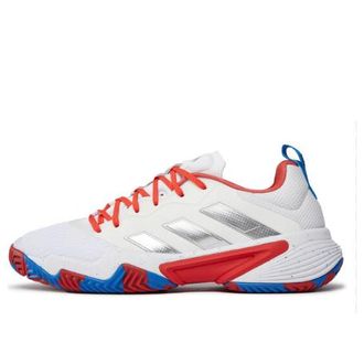 adidas Barricade White Silver Bright Royal ID1550