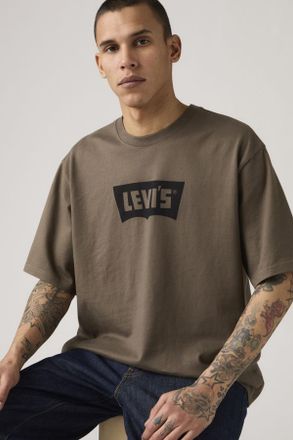 Levi's Camiseta de media manga - Hombre - S - Verde / Vintage Batwing Khaki Green