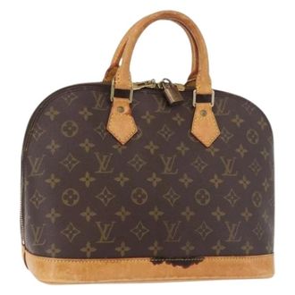 Louis Vuitton Pre-owned Hand Bag - Dames - Pre-owned - Bruin - Maat: ONE Size Leer