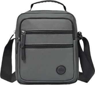 Generic Compatible For Mens Casual Shoulder Bag - Lightweight Nylon Crossbody(GY)