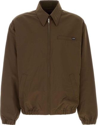 Prada Brown Shirt Collar Jacket