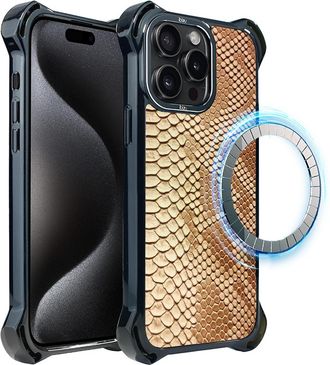 OEM Funda Ibizu Dropguard Ultra Para Iphone 15 Pro Max Con Magsafe, Dise&ntilde;o Call Of The Wild, Snake