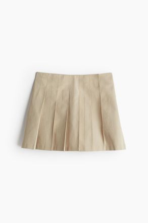 H&M Skort mit Falten - Beige