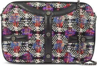 Chanel 2016 Jacket wool shoulder bag - women - Wool/Lambskin - One Size - Black