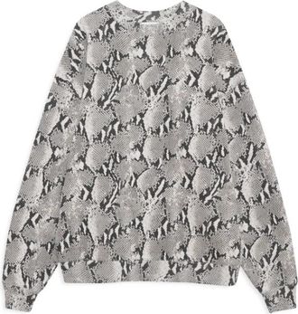 Anine Bing Miles Sweatshirt - Dames - Sweatshirts - Grijs - L - Katoen - Hoodies & sweatvesten