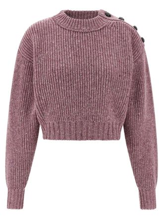 Chlo&eacute; Pink Donegal wool sweater
