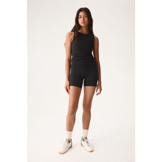 H&M High Waist Cycling Shorts With Sculptmove in Black at Nordstrom, Size Xx-Large