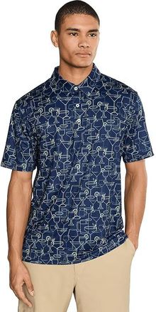 Chubbies Chubbies The Shake And Stirs (performance Polo) Mens Clothing Navy Pattern : 2XL, Polyester/Spandex