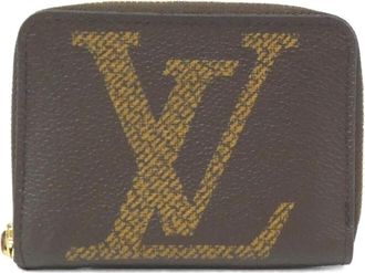 Louis Vuitton Monogram Marron Coated Canvas Coin Purse/Coin Case (Pre-Owned)