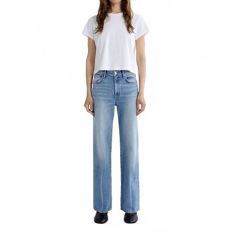A Gold E Harper Midrise Relax Straight Jeans In Outlook