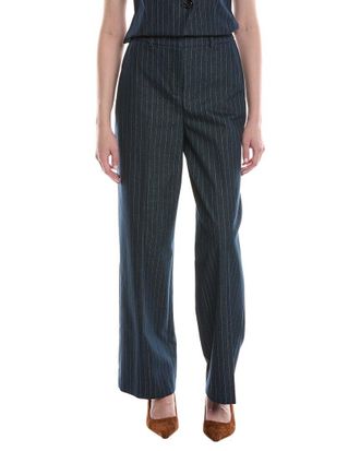 Kenneth Cole Pleated High-Rise Wide Leg Pant