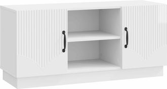 vidaXL Mueble De Tv 102 X 34,5 X 47 Cm Brillante Madera De Ingenier&iacute;a Vidaxl