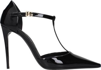 Dolce & Gabbana Dolce&Gabbana Damess Sandalen lakzwart