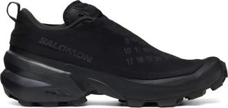 Maison Margiela Sneakers met print- lipje met klittenband en zool met noppen - Heren - Sneakers - Zwart - 41 1/2 EU - Schoenen