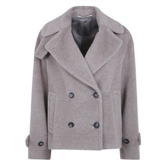 Tagliatore Sheila Coat - Dames - Mantels - Grijs - Maat: XS Wol