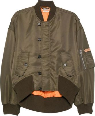 J.W.Anderson Bomber Jacket Utility con Tasche - - Jackets - Donna - Verde - M