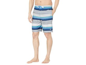 Speedo Thruway Stripe Bondi 20 Boardshorts Mens Swimwear Grey : SM, Polyester
