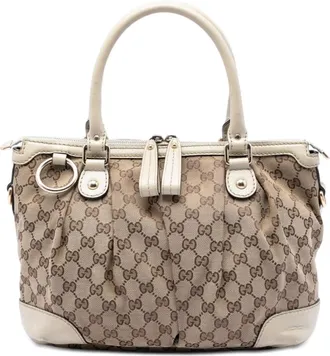 Gucci Pre-owned Gucci GG Canvas Sukey Satchel Ladies I3HBINCENM0X6J11