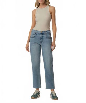 Kut from the Kloth Kit High Rise Baggy Ankle Straight Leg In Iconic Wash