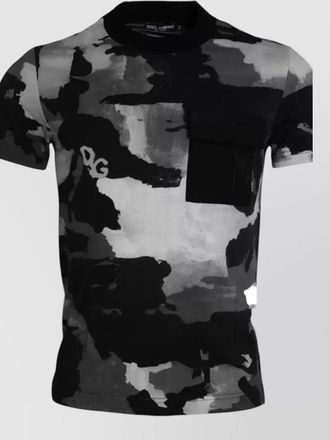 Dolce & Gabbana camouflage cotton crewneck t-shirt