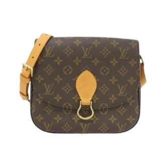 Louis Vuitton Pre-owned Cross Body Bags, female, Brown, Size: ONE SIZE Pre-owned Saint Cloud Shoulder Bag