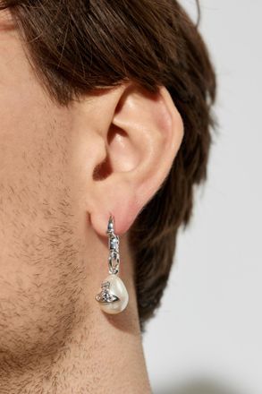 Vivienne Westwood Single Earring Claude, Mens, Silver
