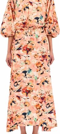 Ulla Johnson Lucie Floral Cotton Bubble Top In Camellia