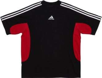 Balenciaga x adidas T-Shirt Medium Fit Black Red 712401TNVA61003
