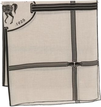 Fendi Equestrian-print Scarf