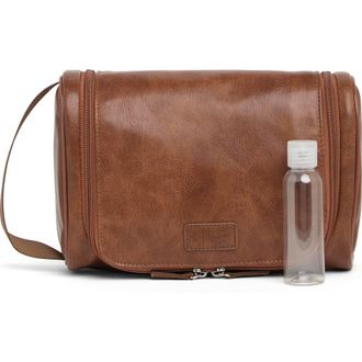 Original Penguin Hanging Leather Dopp Kit in Lugg at Nordstrom Rack