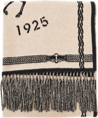 Fendi Selleria wool and cashmere scarf Woman One Size