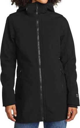 Eddie Bauer Point Vista Storm Repel Hooded Parka Coat In Black