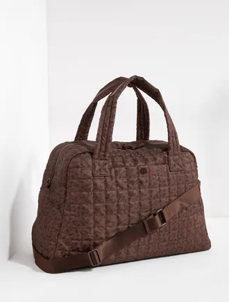 Talbots T By Talbots Leopard Weekender Bag - Dark Chocolate - 001