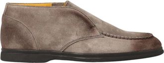 Doucal's Chukka Mocassino Elastico - Heren - Enkellaarsjes - Grijs - 43 EU - Schoenen
