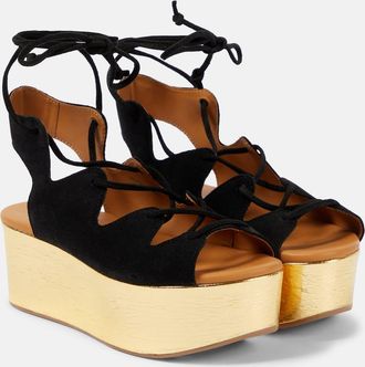 See By Chloé Liana 70 suede platform sandals