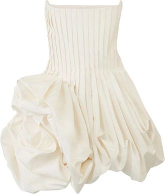 Carolina Herrera Pleated Mini Dress