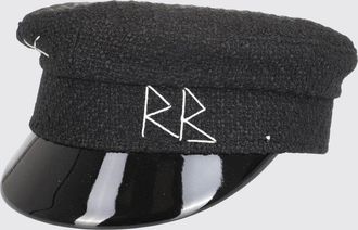 Ruslan Baginskiy Cappello modello postino in tweed con visiera rigida