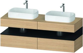 Duravit Qatego Consola Mueble Bajo Lavabo, 2 Extensiones, 2 - Duravit