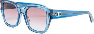 Dior Sunglasses, female, Blue, Size: 53 MM Diorglow S1I 74G2 Sunglasses