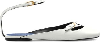 Lanvin Mary-Jane Ballerina - Dames - Ballerinas - Wit - 36 EU - Leer - Schoenen