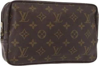 Louis Vuitton Pre-owned Clutches, female, Brown, Size: ONE SIZE Pre-owned Canvas Clutch