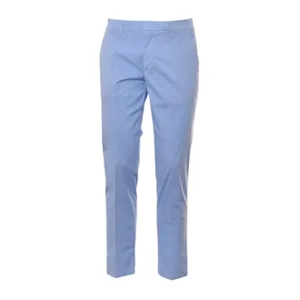 Entre Amis Broeken, Heren, Blauw, W36, Katoen, Slim-fit Broeken
