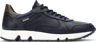Pikolinos Blauwe Herensneaker - Ferrol Stijl - Heren - Sneakers - Blauw - 39 EU - Leer - Schoenen