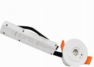 Trade Shop Trade Shop - Foco Empotrable De Emergencia 3w 1 Led Cob Anti Blackout Luz Fr&iacute;a 6500k Na05-sl-1