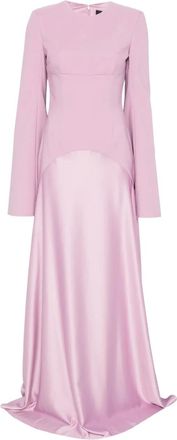 Solace London Abito lungo Claudine - Rosa