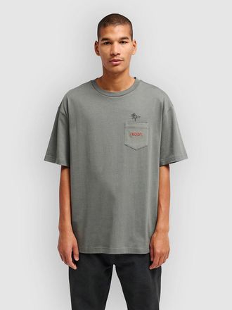 Rvca Nature Calling Pocket T-Shirt gr&uuml;n