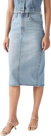 Levi's Dames, Rokken, Blauw, Maat: W29 Katoen