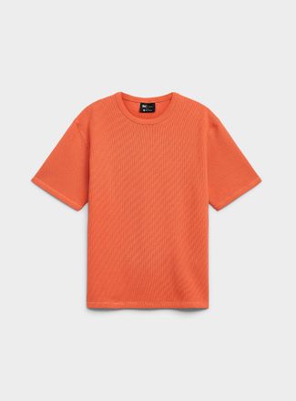 Le 31 Mens Micro-waffle T-shirt Comfort fit
